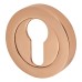 Hampstead Escutcheon - 50mm Diameter - Euro - Polished Copper