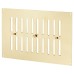 Hampstead Hit & Miss Vent - 242 x 165mm - Polished Brass