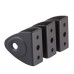 Designer Wall/Panel Bracket - 17-21mm Panels - Black Fine Textured