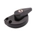 Exel uPVC/Timber 10mm Narrow Back Keep Locking Fitch Sash Window Fastener - 65 x 10mm - Black