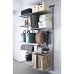elfa Top Track System - Click In Ventilated Wire Shelf - 1212 x 405mm - Platinum