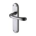 M Marcus Satin Chrome Latch Door Handle - Donna Range - 183 x 42mm