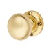 Heritage Brass by M Marcus Victoria Mortice Door Knob - 57mm Rose Diameter - Polished Brass