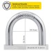 Exel Aluminium Padlock - 60mm Body - 34.5 x 35mm Shackle - Keyed to Differ