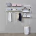 elfa Wardrobe & Storage Starter Kit - 3 Bay, 6 Ventilated Wire Shelf - 1855 x 1532 x 320mm - White