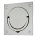 Exel Squash Court Flush Handle - 87 x 87 x 19mm - Satin Chrome