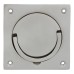 Exel Squash Court Flush Handle - 87 x 87 x 19mm - Satin Chrome