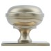 Alexander & Wilks Quantock Cabinet Knob on Square Backplate - 38mm Diameter - PVD Polished Nickel