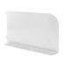 elfa Twin Slot Shelving System - Shelf Book End/Shelf End - 250mm Length - Right - White