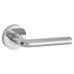 Jigtech Polished Chrome Door Handles on Round Rose - Riva Range 