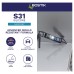 Bostik S31 Neutral Sanitary Sealant - 310ml - White