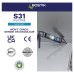 Bostik S31 Neutral Sanitary Sealant - 310ml - White