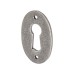 Olde Forge Oval Escutcheon - 51 x 29mm - Keyhole - Pewter