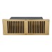 Floor Vent - 267 x 95 x 125mm - 11000mm² Free Air Flow - Polished Brass