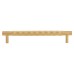 Alexander & Wilks Diamond Cut 14mm T-Bar Cabinet Pull Handle - 160mm Centres - PVD Sat Brass