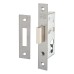 Nemef 9600 Narrow Style Euro Deadlock - 45mm Case - 30mm Backset - Satin Stainless Steel