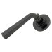 From The Anvil Black Door Handles on Round Rose - Avon Range 
