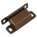 Magnetic Catch - 46 x 20 x 14mm - 6kg Pull - Antique Brass