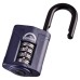 Squire Combination All Weather Padlock - 40mm Body - 17 x 20mm Shackle - Blue