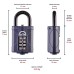 Squire Combination All Weather Padlock - 40mm Body - 17 x 20mm Shackle - Blue
