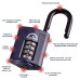 Squire Combination All Weather Padlock - 40mm Body - 17 x 20mm Shackle - Blue