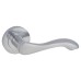 Exel Satin Chrome Door Handles on Round Rose - Scarlett Range 