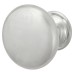 Exel Domed Round Cabinet Knob - 25mm Diameter - Satin Chrome
