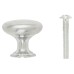 Exel Domed Round Cabinet Knob - 25mm Diameter - Satin Chrome