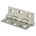 Washered Stainless Steel Butt Door Hinge - 76 x 51 x 2mm - Polished Stainless - Pair