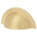 Crofts & Assinder Monmouth Cabinet Cup Handle - 64mm Centres - Brushed Satin Brass