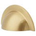 Crofts & Assinder Monmouth Cabinet Cup Handle - 64mm Centres - Brushed Satin Brass
