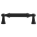 Exel Whitby Lines 10mm T-Bar Cabinet Pull Handle - 96mm Centres - Matt Black