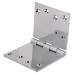 Jedo Projection Hinge - 102 x 200 x 5mm - Polished Chrome - Pair