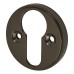 Exel Escutcheon - 40mm Diameter - Euro - Black Nickel