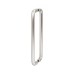 Exel 19mm D-Bar Door Pull Handle - Back to Back - 300mm Centres - Satin Aluminium