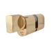 Eurospec 10 Pin 70mm Oval Thumbturn Cylinder - 35mm Turn + 35mm - Polished Brass - Keyed to Differ