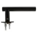 Jigtech Matt Black Door Handles on Round Slim Rose - Schema Vinklad Range 