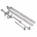 Heavy Duty Adjustable Field Gate Hinge Set - 600 x 95mm - Galvanised