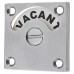 London Washroom Indicator Bolt - Satin Chrome