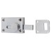 London Washroom Indicator Bolt - Satin Chrome