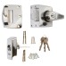 ERA BS3621:2007 Double Locking Nightlatch - 40mm Backset - Polished Chrome Case/Cylinder