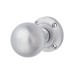 Exel Victorian Ball Mortice Door Knob - 61mm Rose Diameter - Satin Chrome