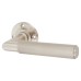 Burlington BUR40 Satin Nickel Knurled Door Handles on Round Rose - Piccadilly Range 