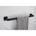 Exel Modern Square Towel Rail - 600 x 80 x 55mm - Matt Black