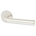 Jigtech Polished Stainless Steel Door Handles on Round Slim Rose - Schema Syfte Range 