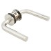 Jigtech Polished Stainless Steel Door Handles on Round Slim Rose - Schema Syfte Range 