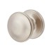 Exel Round Centre Door Knob - 80mm Rose Diameter - Satin Nickel