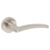 Serozzetta by Carlisle Brass Tavira Latch Door Handle on Rose Ultimate Door Kit - Satin Nickel