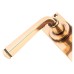 From The Anvil Polished Bronze Keyhole Door Handle - Avon Range - 152 x 48mm