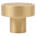 Frelan Hoxton Murray Round Cabinet Knob - 30mm Diameter - Satin Brass